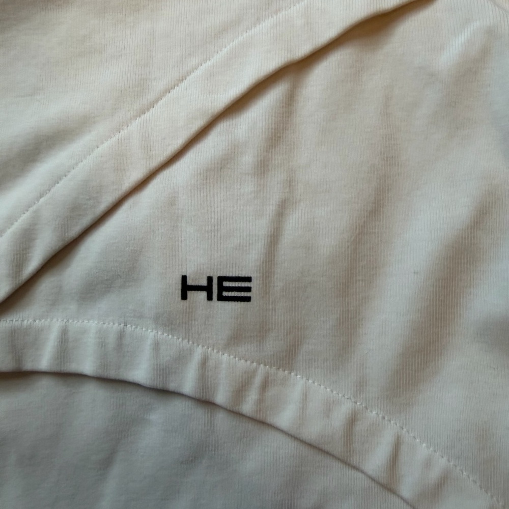 Heliot Emil Women's White Crop Top deconstructed t-shirt size small - Picture 3 of 5
